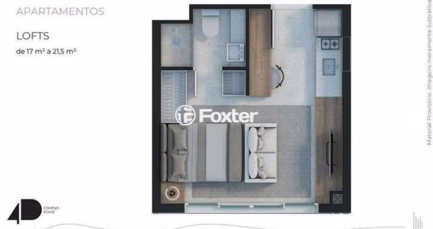 Loft com 1 quarto à venda na Rua Almirante Tamandaré, 150, Floresta, Porto Alegre