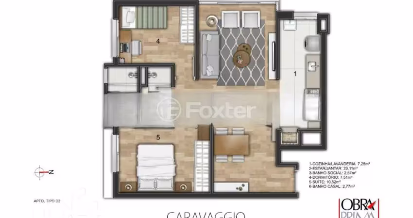 Apartamento com 2 quartos à venda na Praça Doutor Gastão Santos, 18, Passo da Areia, Porto Alegre