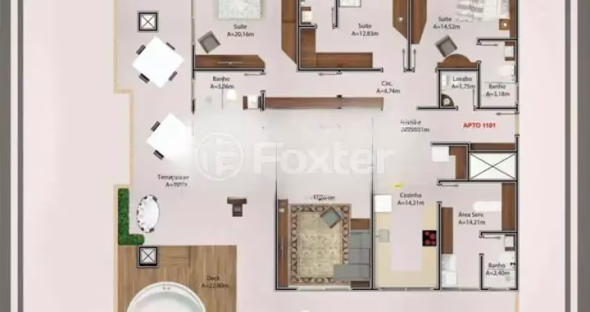 Cobertura com 3 quartos à venda na Rua Angelita Figueiredo, 1596, Areias, São José