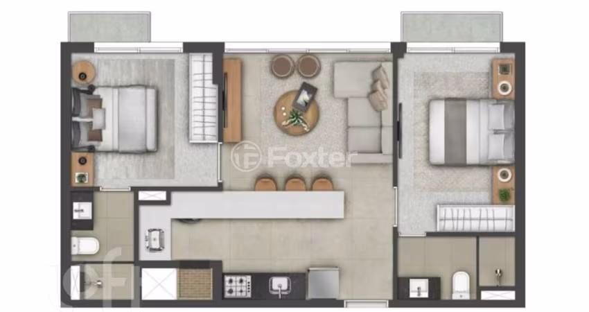 Apartamento com 2 quartos à venda na Rua José do Patrocínio, 527, Cidade Baixa, Porto Alegre
