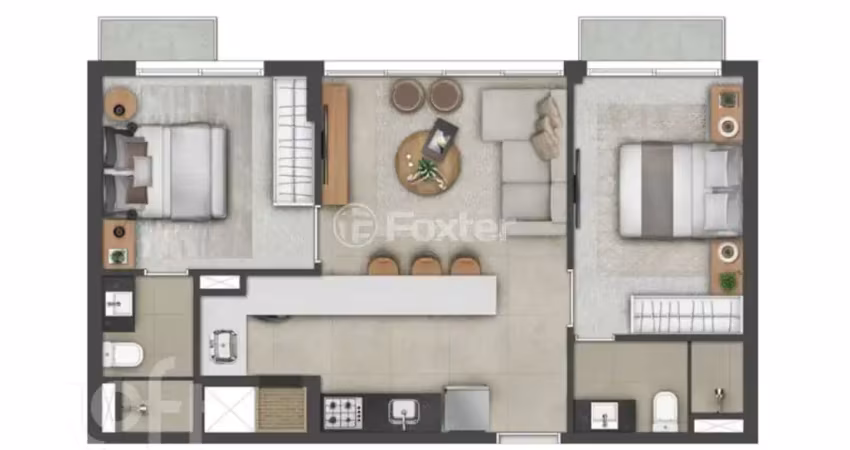 Apartamento com 2 quartos à venda na Rua José do Patrocínio, 527, Cidade Baixa, Porto Alegre