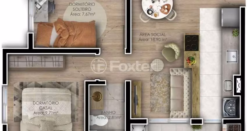 Apartamento com 2 quartos à venda na Rua Assis Brasil, 315, Nossa Senhora das Graças, Canoas