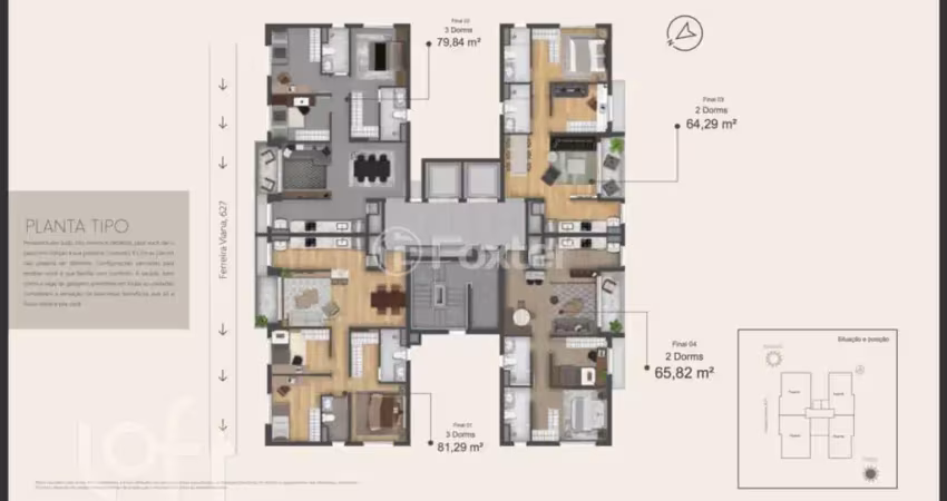 Apartamento com 2 quartos à venda na Rua Ferreira Viana, 627, Petrópolis, Porto Alegre