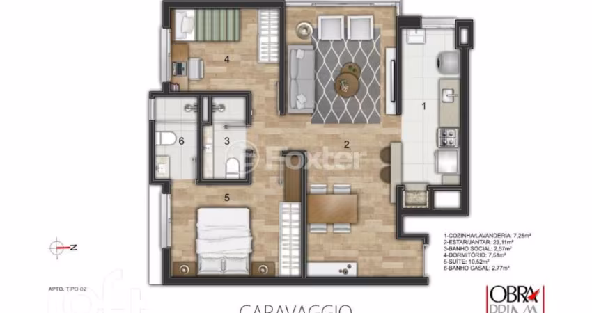 Apartamento com 2 quartos à venda na Praça Doutor Gastão Santos, 18, Passo da Areia, Porto Alegre