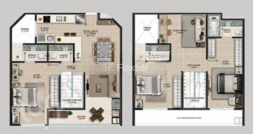 Apartamento com 3 quartos à venda na Rua da Fonte, 177, Coqueiros, Florianópolis