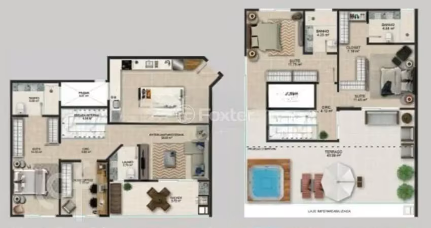 Apartamento com 3 quartos à venda na Rua da Fonte, 177, Coqueiros, Florianópolis