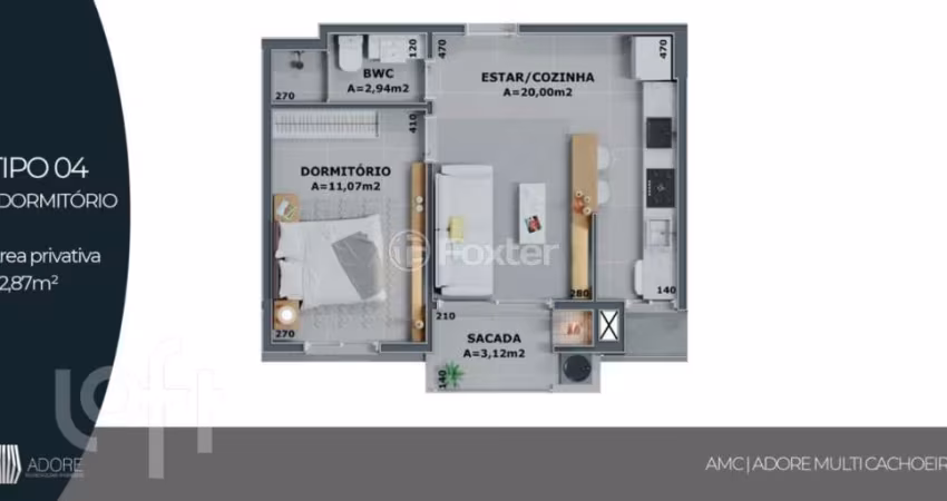 Apartamento com 1 quarto à venda na Rua Leonel Pereira, 715, Cachoeira do Bom Jesus, Florianópolis