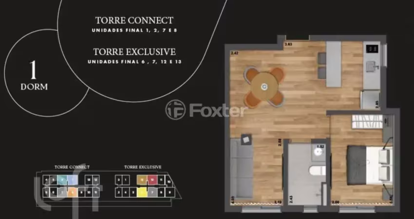 Apartamento com 1 quarto à venda na Rodovia Virgílio Várzea, 427, Saco Grande, Florianópolis