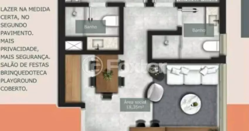 Apartamento com 2 quartos à venda na Rua Fernando Cortez, 222, Cristo Redentor, Porto Alegre