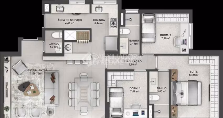 Apartamento com 3 quartos à venda na Rua Mariz e Barros, 580, Petrópolis, Porto Alegre