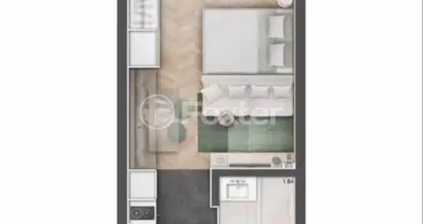 Apartamento com 1 quarto à venda na Avenida João Wallig, 100, Passo da Areia, Porto Alegre