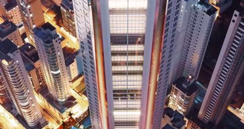 Apartamento mobiliado e decorado no Edifício Infinity Coast em Balneário Camboriú.
