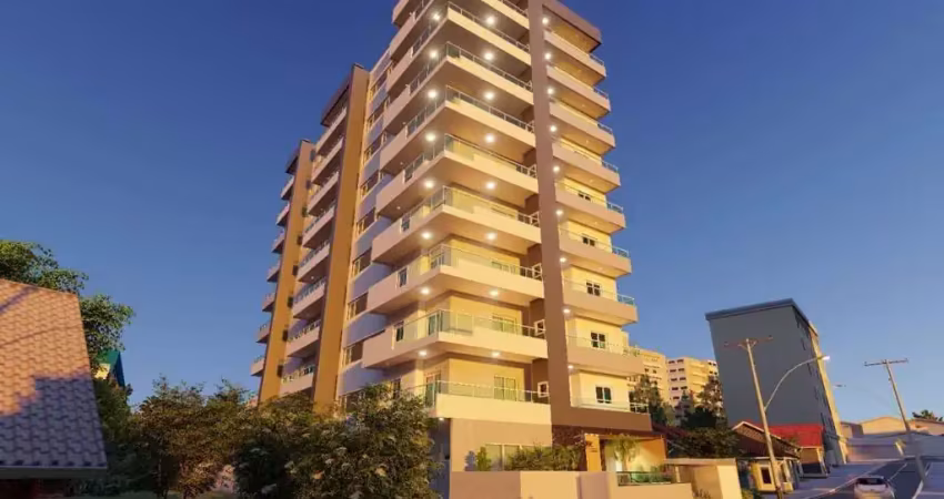 Apartamento novo de alto padrão com 2 suítes + lavabo localizado em Barreiros - São José/SC