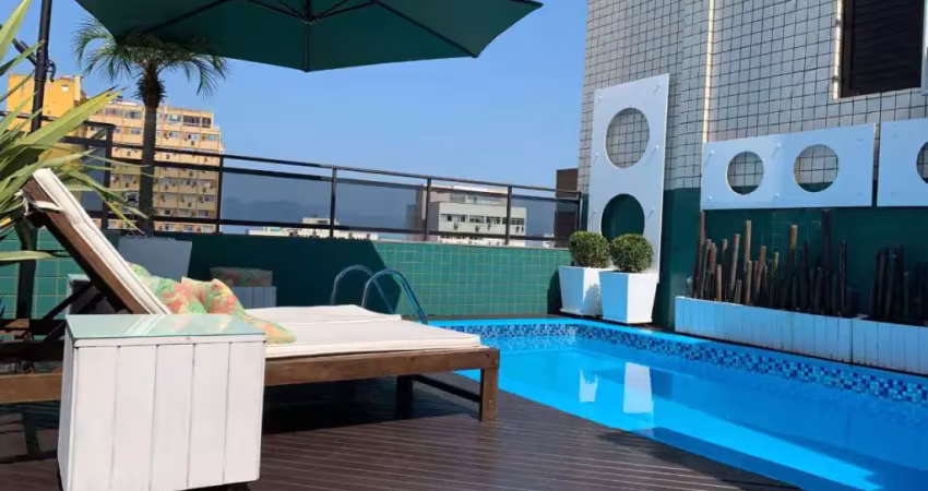 Cobertura Duplex com piscina de 3 quartos, sendo 01 suíte no Centro de Florianópolis/SC
