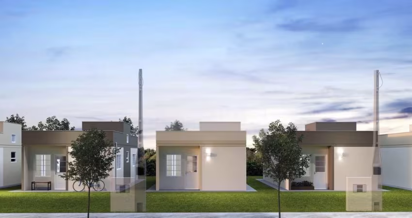 Casa Residencial com 2 quartos  à venda, 43.00 m2 por R$184900.00  - Uvaranas - Ponta Grossa/PR