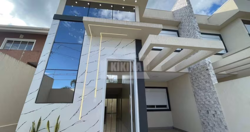 Casa Residencial com 3 quartos  à venda, 133.00 m2 por R$790000.00  - Jardim Carvalho - Ponta Grossa/PR