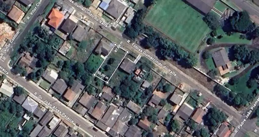Terreno à venda, 408.00 m2 por r$90000.00  - colonia dona luiza - ponta grossa/pr