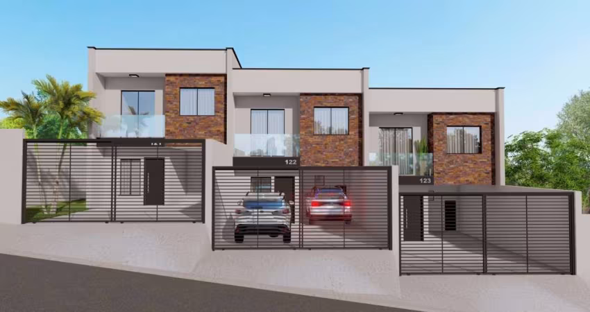Sobrado com 3 quartos  à venda, 86.00 m2 por R$498000.00  - Jardim Carvalho - Ponta Grossa/PR