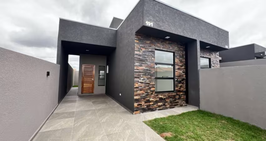 Casa Residencial com 2 quartos  à venda, 51.72 m2 por R$250000.00  - Cara Cara - Ponta Grossa/PR