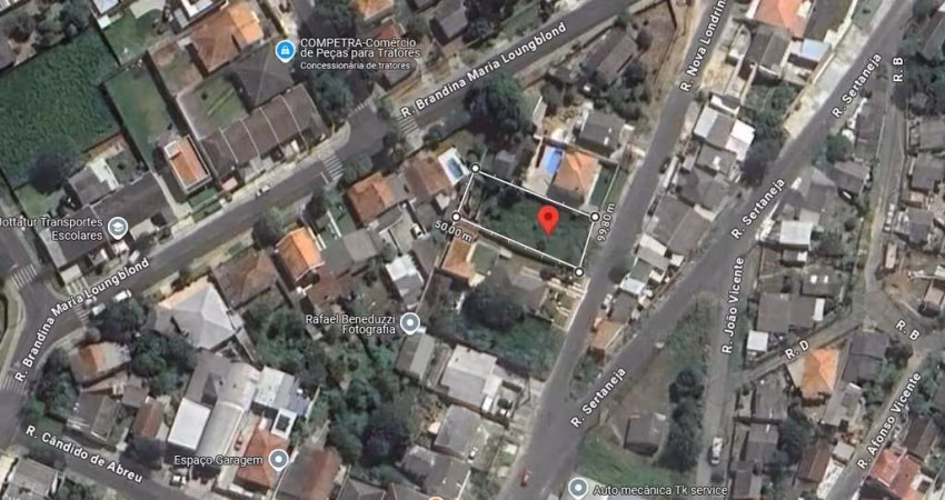 Terreno à venda, 525.00 m2 por R$320000.00  - Contorno - Ponta Grossa/PR