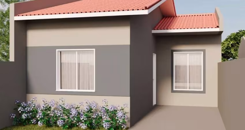 Casa Residencial com 2 quartos  à venda, 52.00 m2 por R$200000.00  - Boa Vista - Ponta Grossa/PR