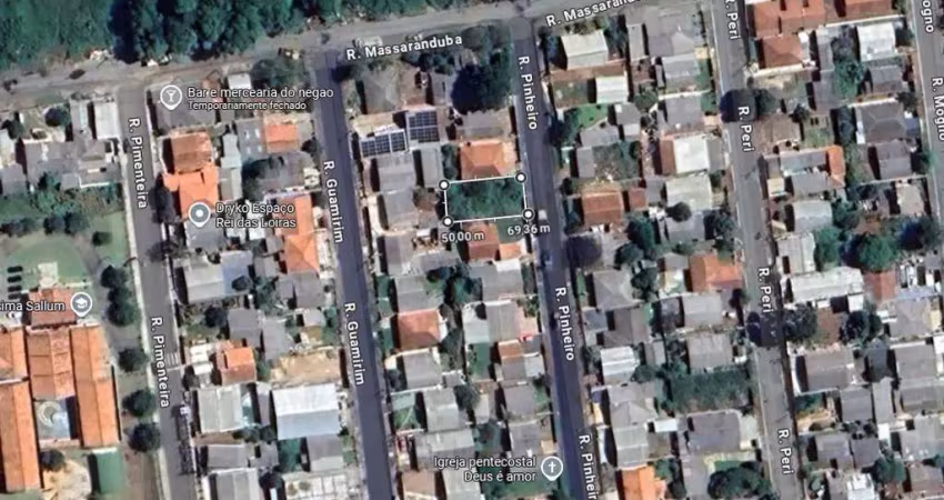 Terreno à venda, 275.89 m2 por r$110000.00  - cara-cara - ponta grossa/pr