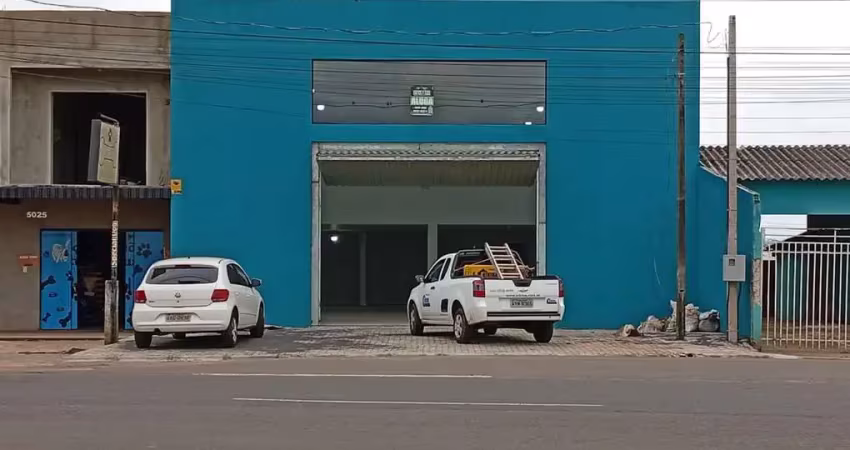Barracão/galpão para alugar, 210.00 m2 por r$5000.00  - cara-cara - ponta grossa/pr