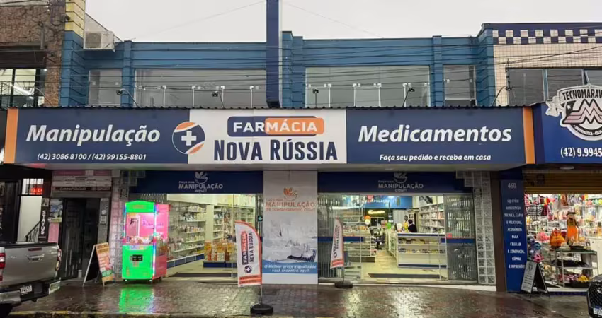 Comercial para alugar, 46.00 m2 por r$1690.00  - nova russia - ponta grossa/pr