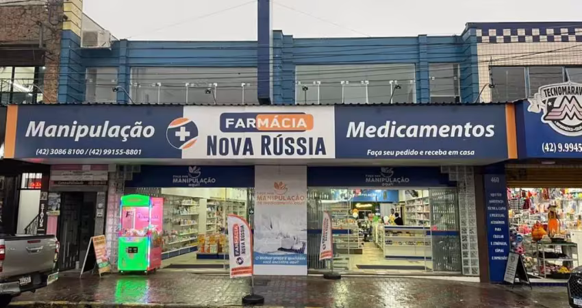 Sala comercial para alugar, 40.00 m2 por r$1190.00  - nova russia - ponta grossa/pr