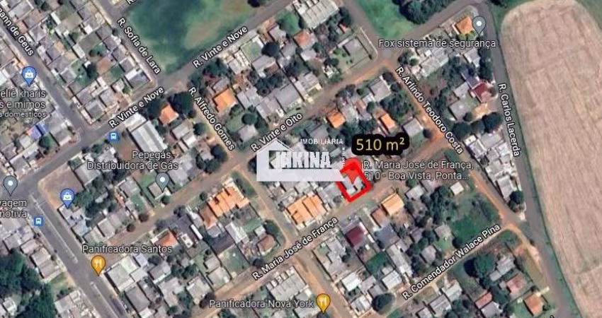 Terreno com 2 quartos  à venda, 510.00 m2 por R$180000.00  - Boa Vista - Ponta Grossa/PR