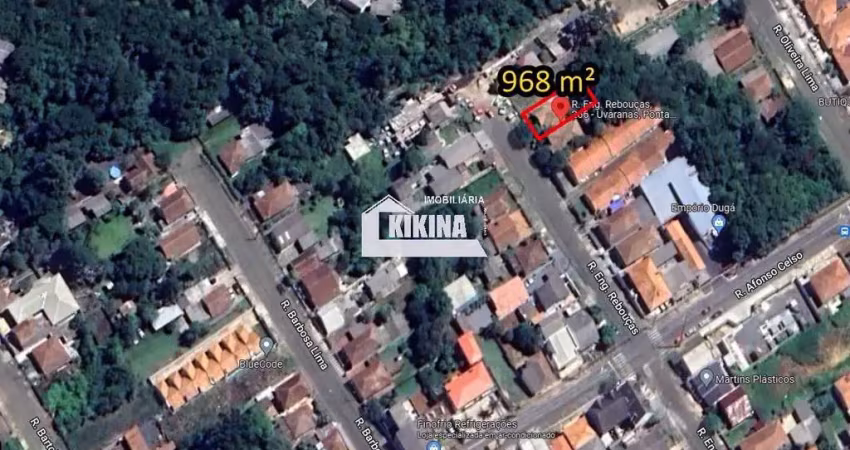 Terreno com 3 quartos  à venda, 968.00 m2 por r$480000.00  - uvaranas - ponta grossa/pr