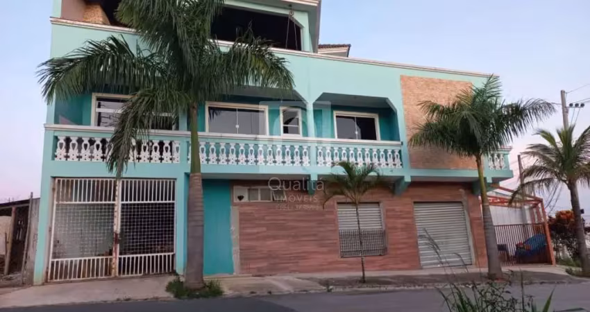 Casa sobrado com salão comercial, jardim santa catarina sorocaba