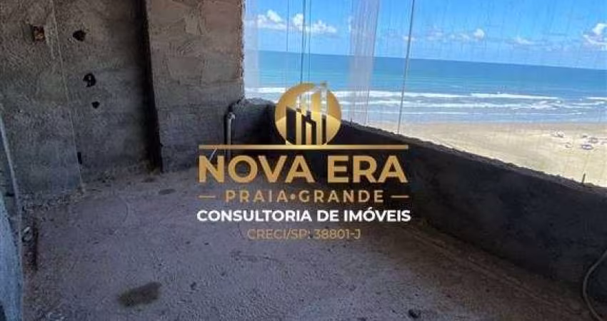 Frente Mar! R$ 127 mil de entrada - 2 dorm, 1 suíte c/varanda, lazer completo