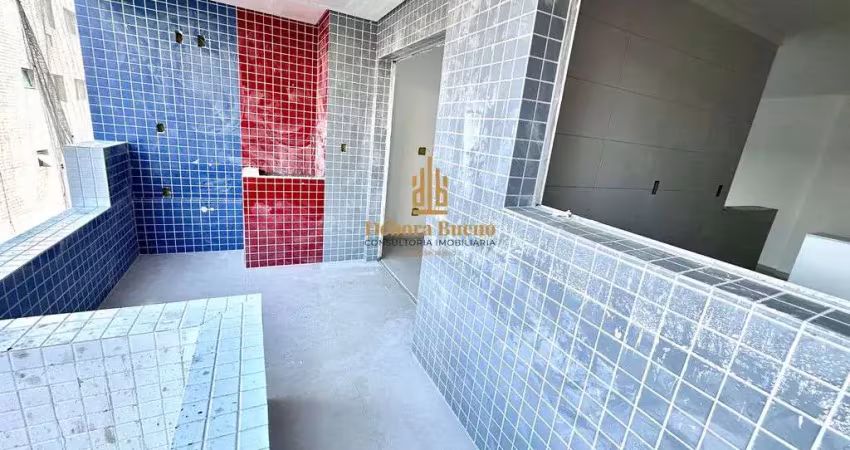 Guilhermina! maravilhoso r$ 37 mil de entrada - 2 dormts, varanda gourmet, lazer
