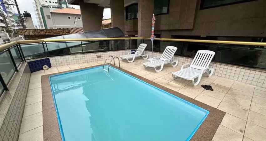 Pé na areia! lazer completo 1 dormitório 2 sacadas só 289 mil fianc. bancário