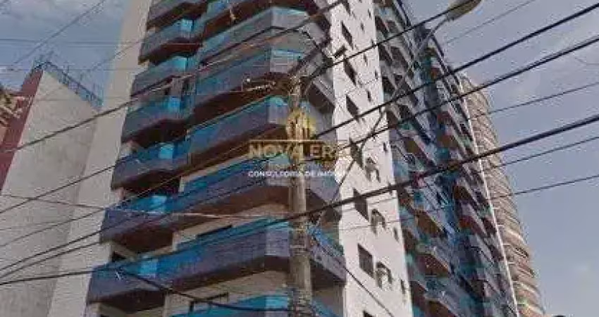Frente para o mar, canto do forte, 3 dorm, 1 suíte, terraço gourmet, 2 vagas,