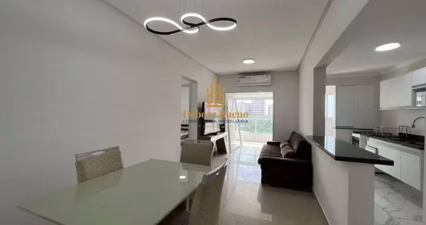 Todo mobiliado, vista mar, 2 dormits/ 1 suíte, lazer,  sacada gourmet só 500 mil
