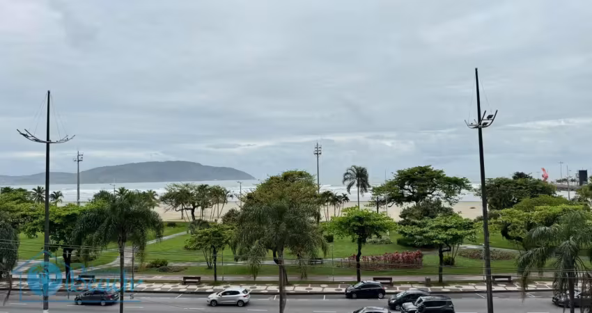 Apartamento a venda em santos, em frente para a praia