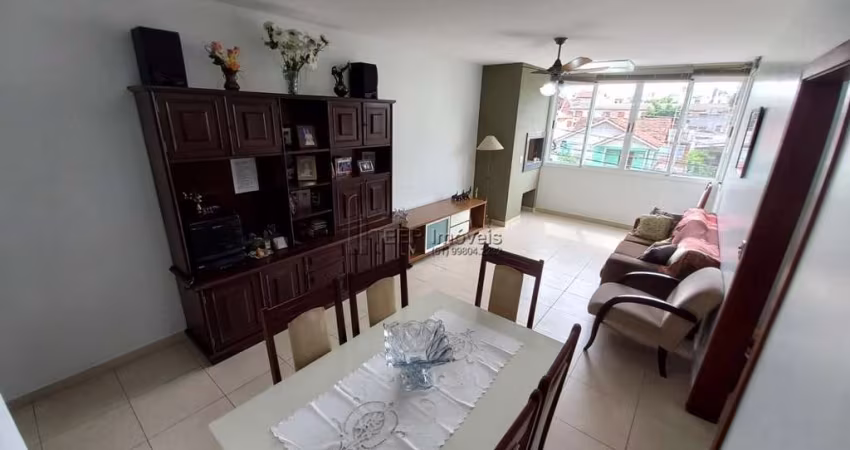 Apartamento Padrão 2 dormitórios FRENTE com sacada e churrasqueira e garagem