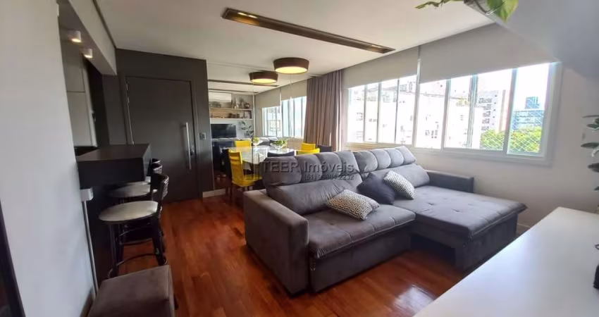 Apartamento Padrão 3 dormitórios suíte MOBILIADO gabinete churrasqueira garagem