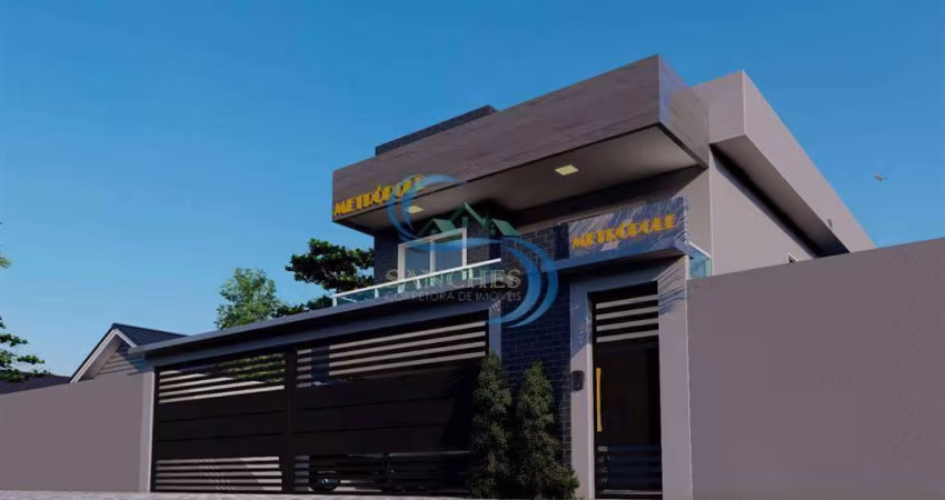 Casa de Condomínio com 2 dorms, Maracanã, Praia Grande - R$ 290 mil, Cod: 5050