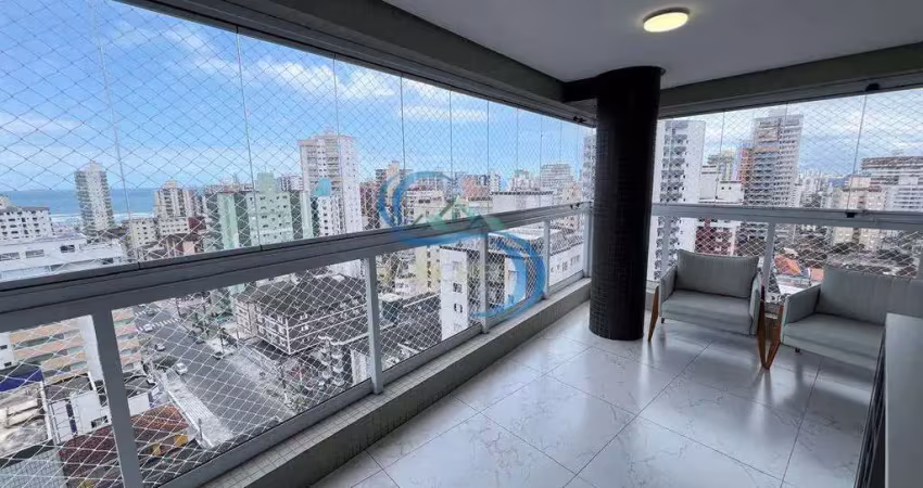 Apartamento com 3 dorms, guilhermina, praia grande - r$ 1.59 mi, cod: 6170