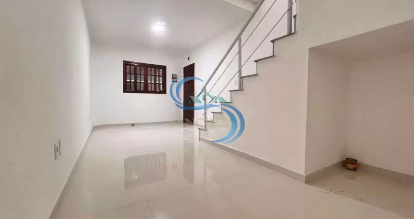Sobrado com 2 quartos, balneário maracanã, praia grande