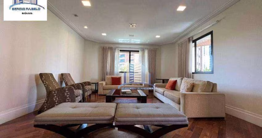 Apartamento com 4 dormitórios, 357 m² - venda por R$ 4.700.000,00 ou aluguel por R$ 34.243,96/mês - Moema - São Paulo/SP