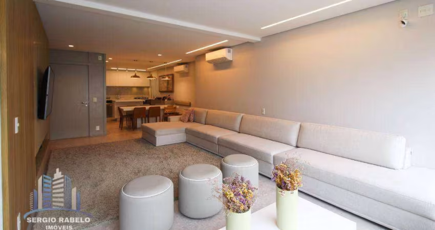 Apartamento com 2 dormitórios à venda, 115 m² por R$ 3.000.000 - Moema Pássaros - São Paulo/SP