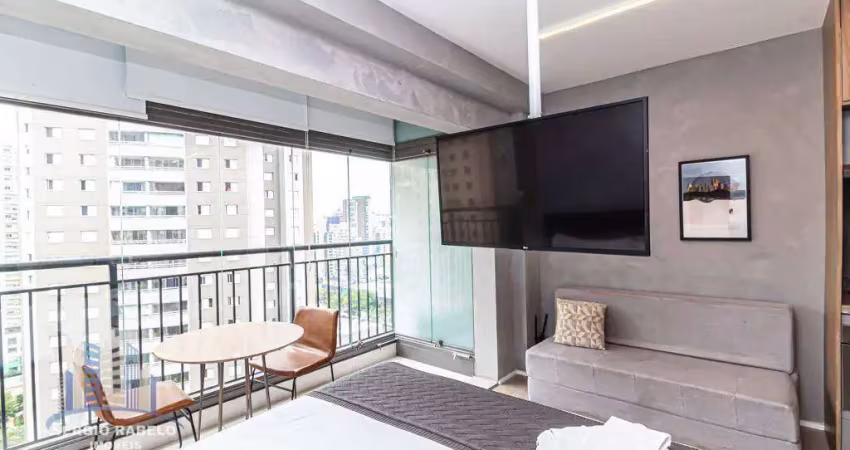 Studio com 1 dormitório à venda, 25 m² por r$ 630.000 - indianópolis - são paulo/sp