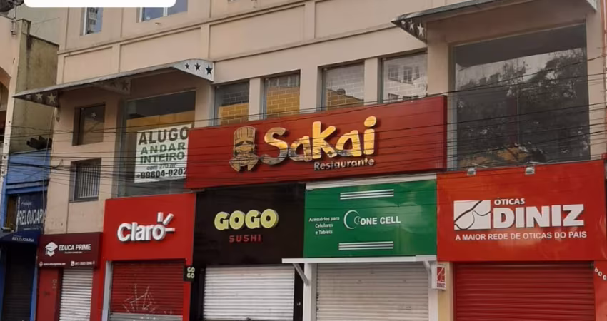 Alugo -Andar Comercial, 270 m2 em  vãos livres, fte Praca Zacarias, Centro, Curitiba