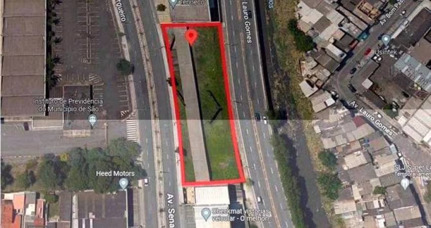 Excelente oportunidade de locação de terreno no Rudge Ramos com 2.101 m², localização privilegiada!