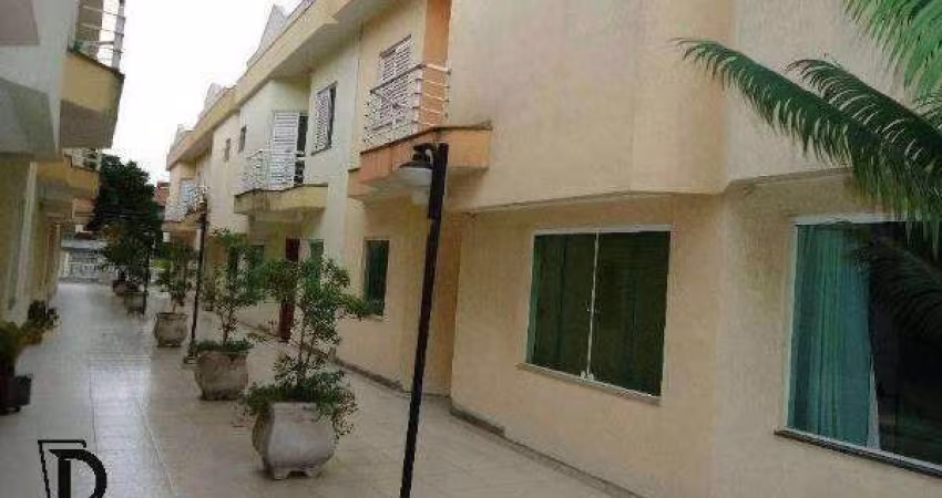 Casa de condomínio à venda em Santo André, Vila Scarpelli, com 3 quartos, 188m²