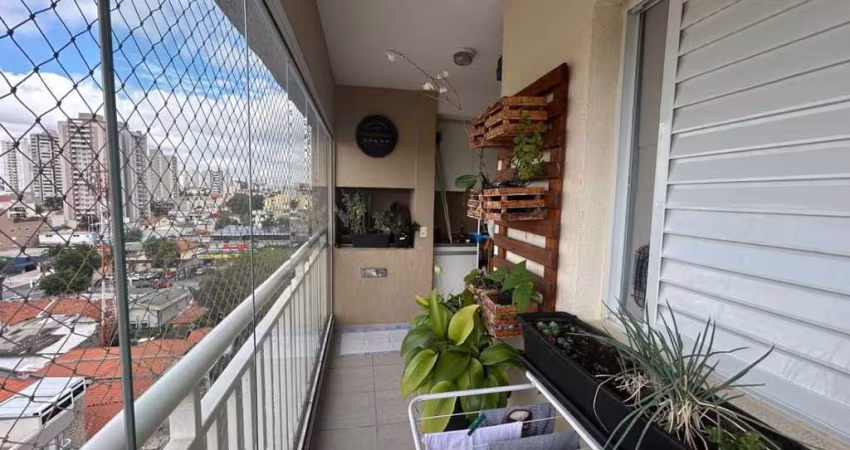 Apartamento à venda em Santo André, Campestre, com 3 quartos, 77m² 1 suíte, 2 vagas, sacada com churraqueira. lazer completo.